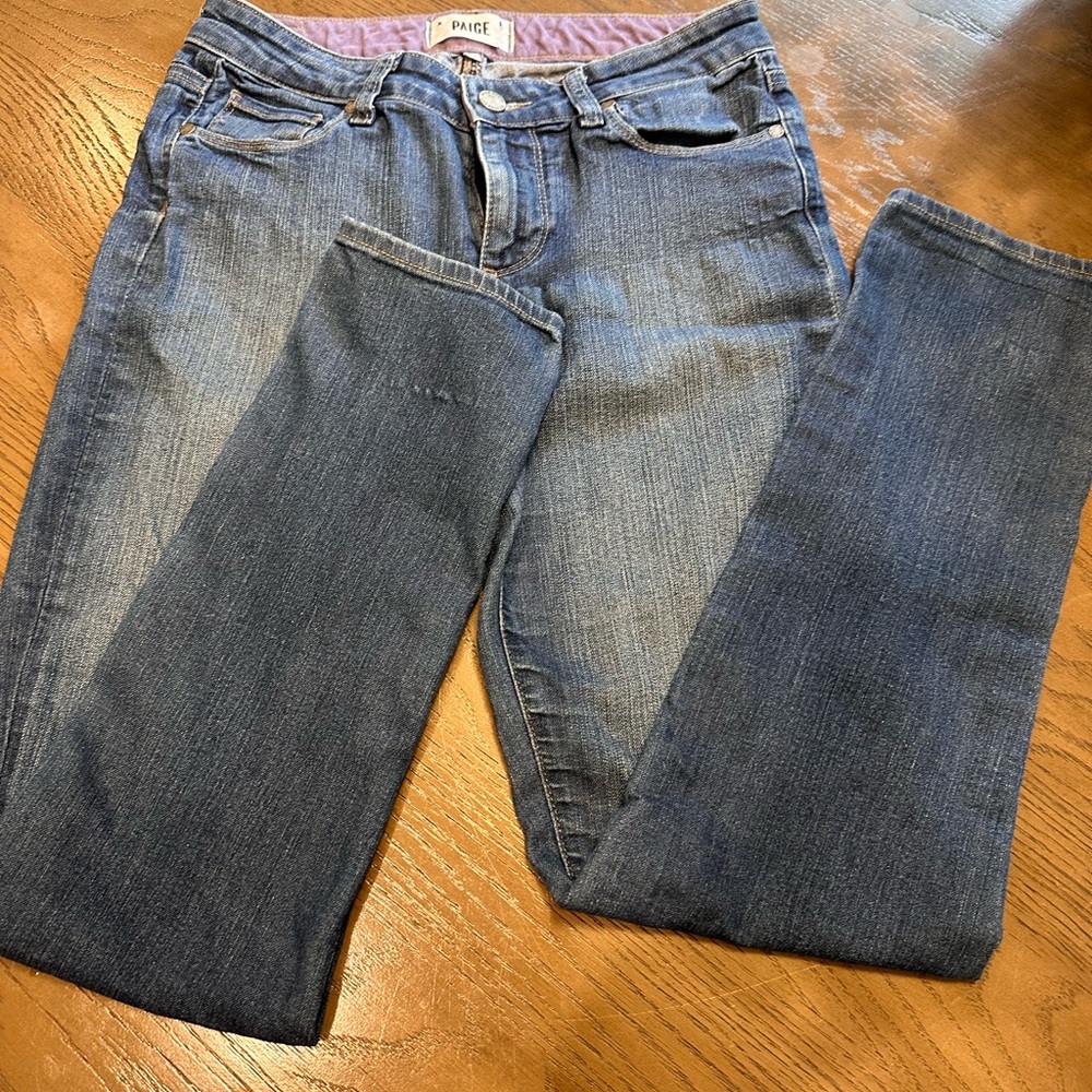 Paige Skyline Skinny Women's Blue Jeans